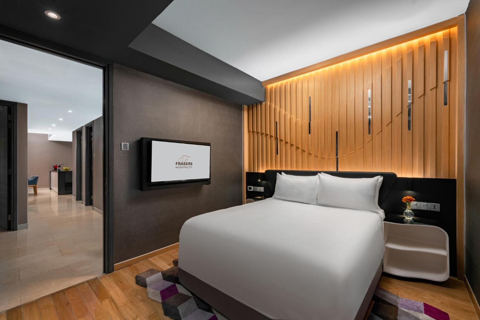 Fraser Place Puteri Harbour Nusajaya  Luaran gambar A bedroom at the hotel